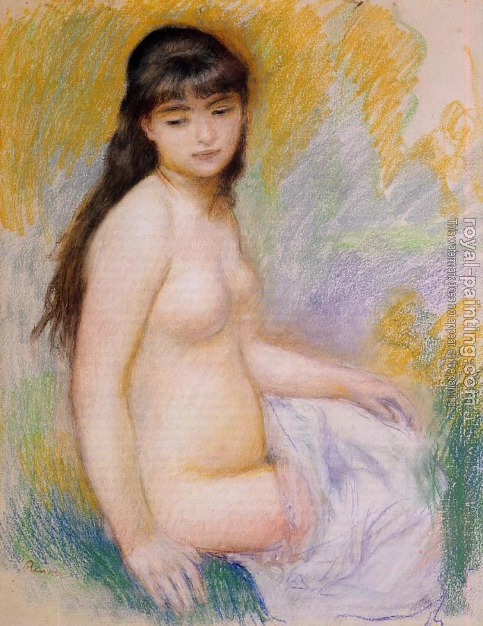 Pierre Auguste Renoir : Seated Bather III